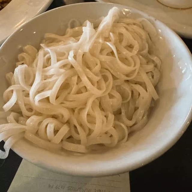 Steamed Noodles.