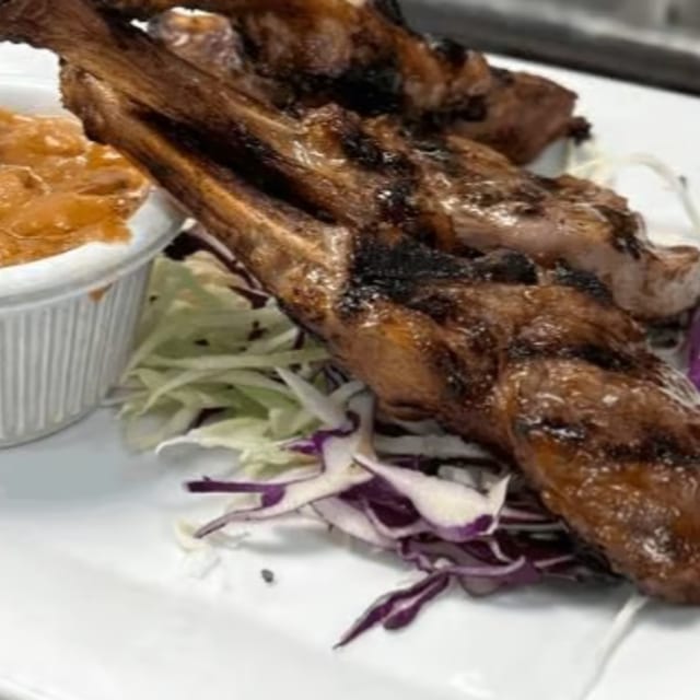 Grilled New Zealand Lamb.
