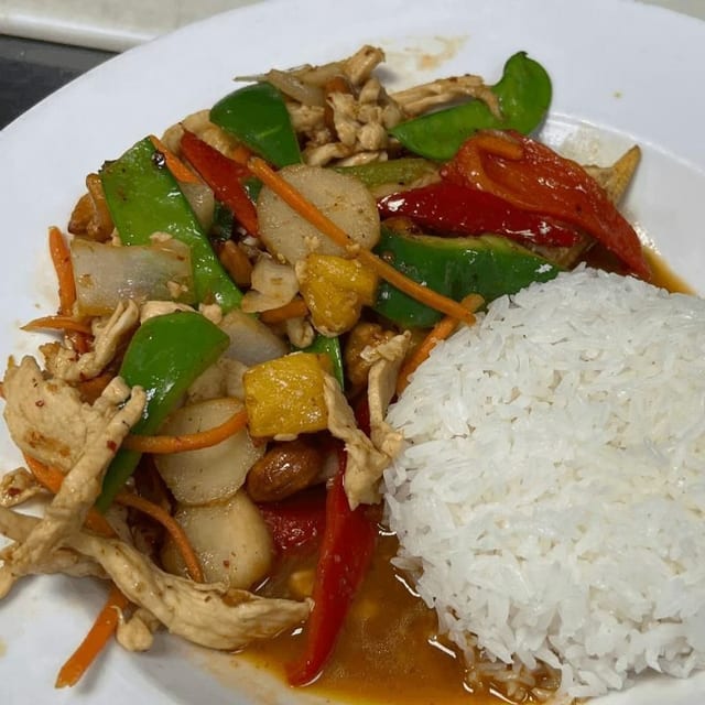 Cashew Chicken.