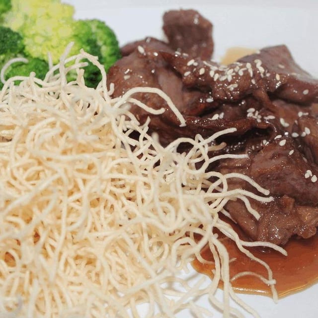 Sesame Honey Beef.